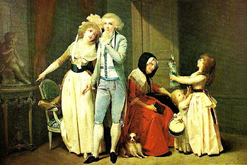 Louis Leopold  Boilly ce qui allume lamour leteint china oil painting image